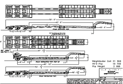Gen 50 Ton-X II de la lámina de dibujo de la cubierta Expando