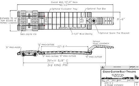 
44 Ton Gen-X II Stretched Expando Drawing